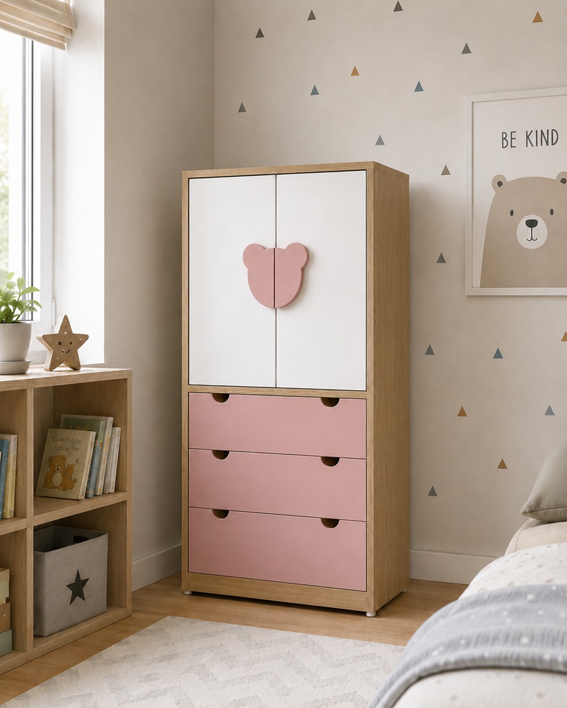 ROPERO MONTESSORI OSO VENTITAS HOME ROSADO - 1