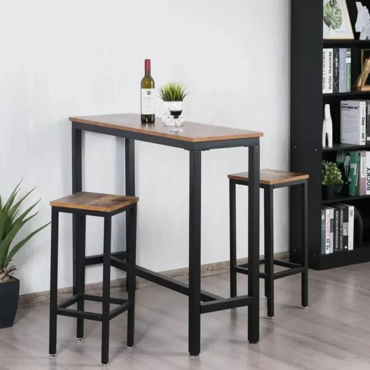 COMBO MESA DE COMEDOR INDUSTRIAL + 2 SILLAS INDUSTRIALES - 3