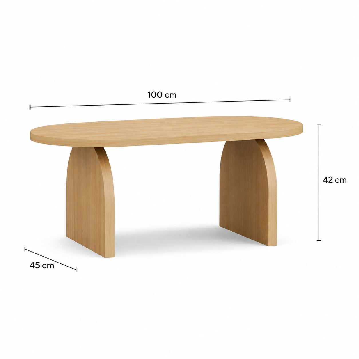 MESA DE CENTRO DE MADERA AMBARIS VENTITAS HOME - 3