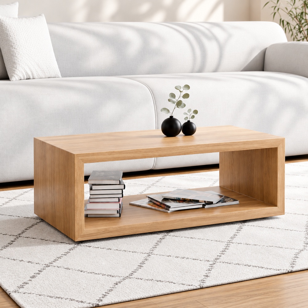 MESA DE CENTRO DE MADERA VERONA VENTITAS HOME - 1