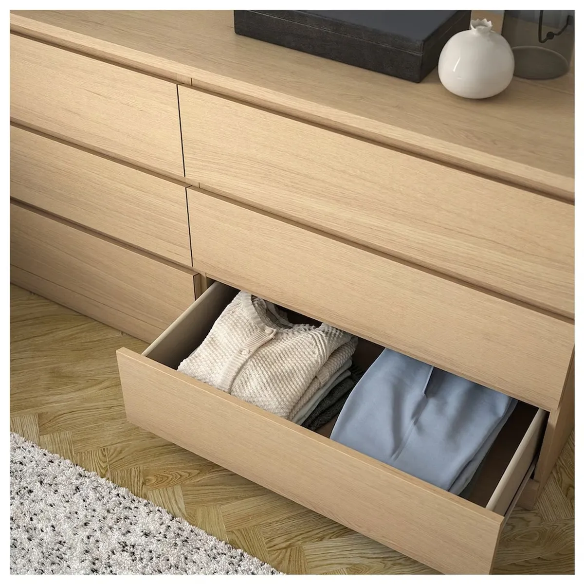 CÓMODA CONTEMPORÁNEA EDWARDS VENTITAS HOME ROVERE - 2