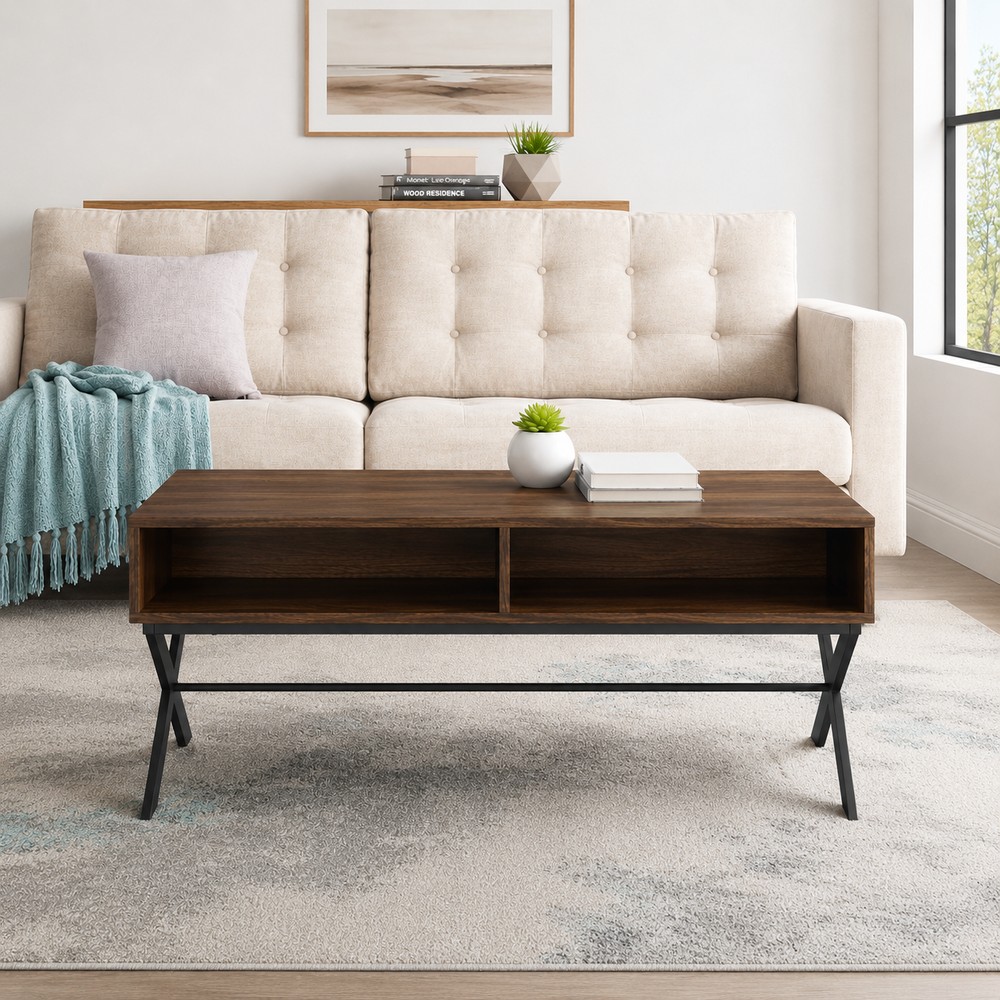 MESA DE CENTRO INDUSTRIAL KAMILA VENTITAS HOME GALES - 2