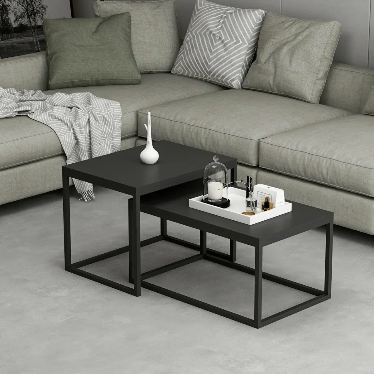 MESA DE CENTRO KALINA VENTITAS PERÚ NEGRO - 1