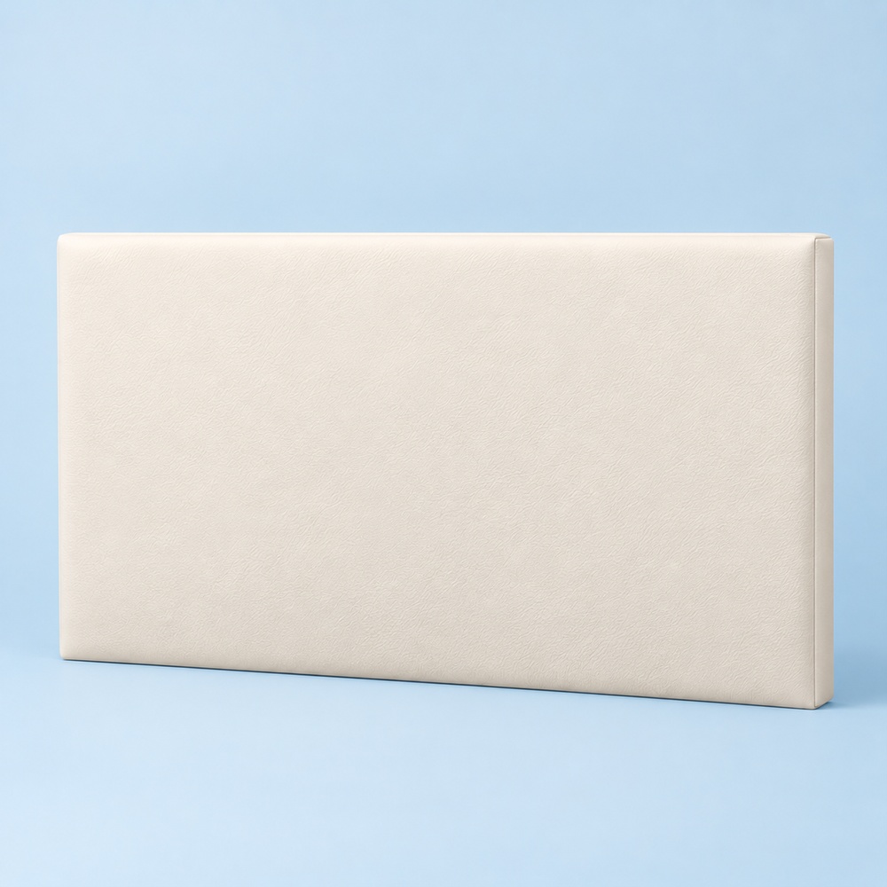 CABECERA 2 PLAZAS DE CUERO COLOR BLANCO ELEONOR VENTITAS HOME - 4