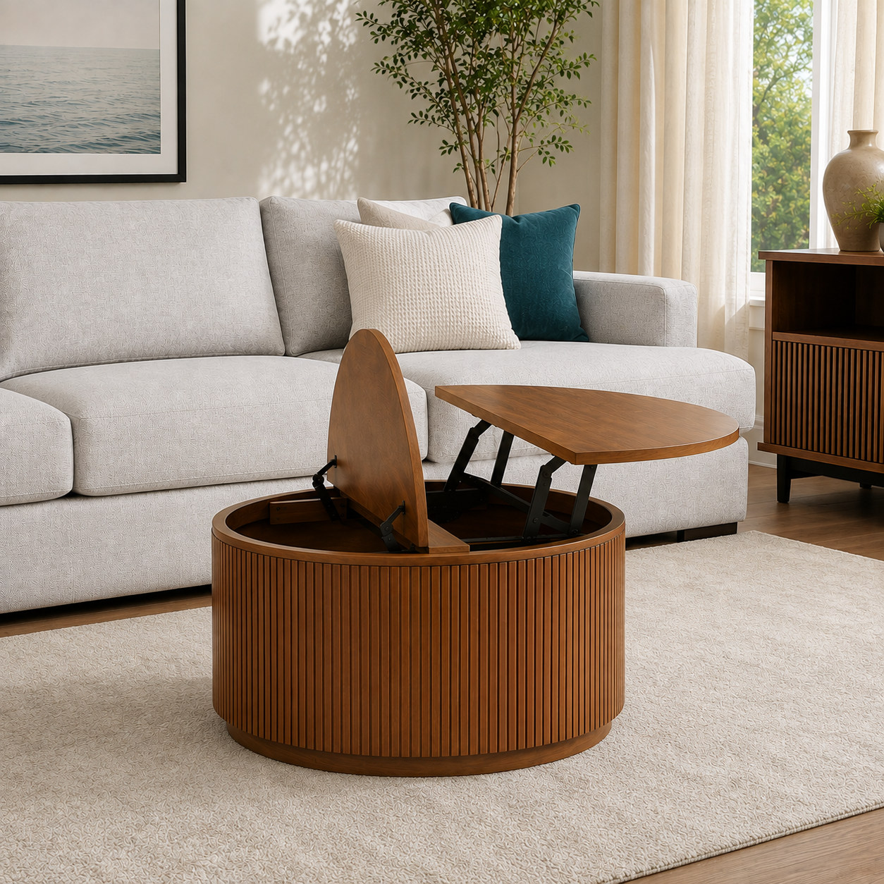 MESA DE CENTRO VERSA VENTITAS HOME MADERA - 2