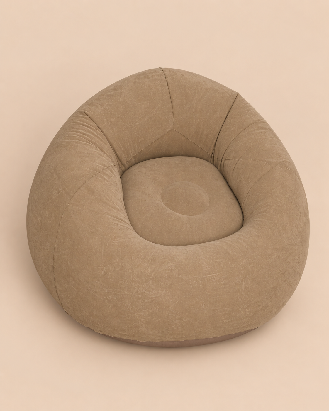 SILLÓN PUFF GRIS VENTITAS HOME - 2