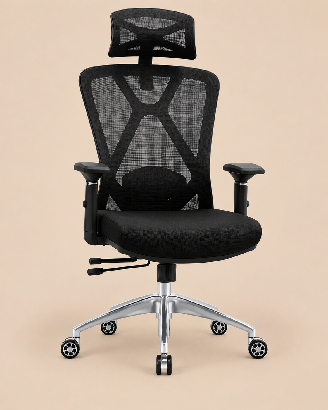 SILLA ERGONÓMICA EJECUTIVA PRESIDENTE VENTITAS HOME NEGRO - 2