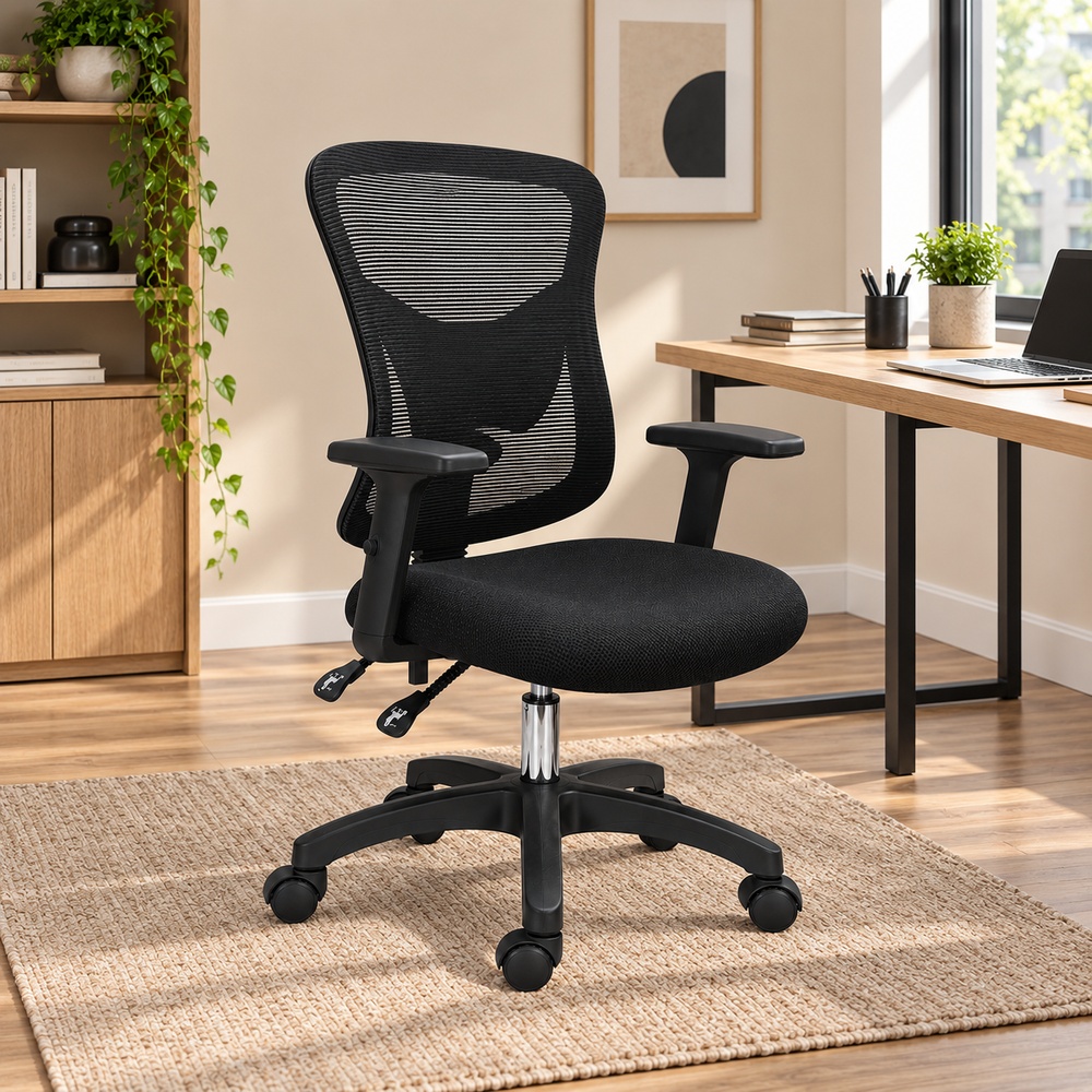 SILLA ERGONÓMICA GERENCIAL ULTRA VENTITAS HOME NEGRO - 5
