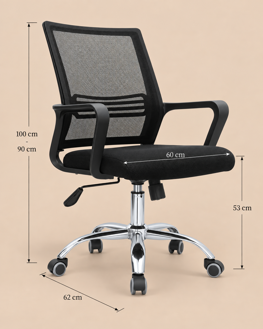 SILLA EJECUTIVA ERGONÓMICA PREMIUM VENTITAS HOME NEGRO - 4