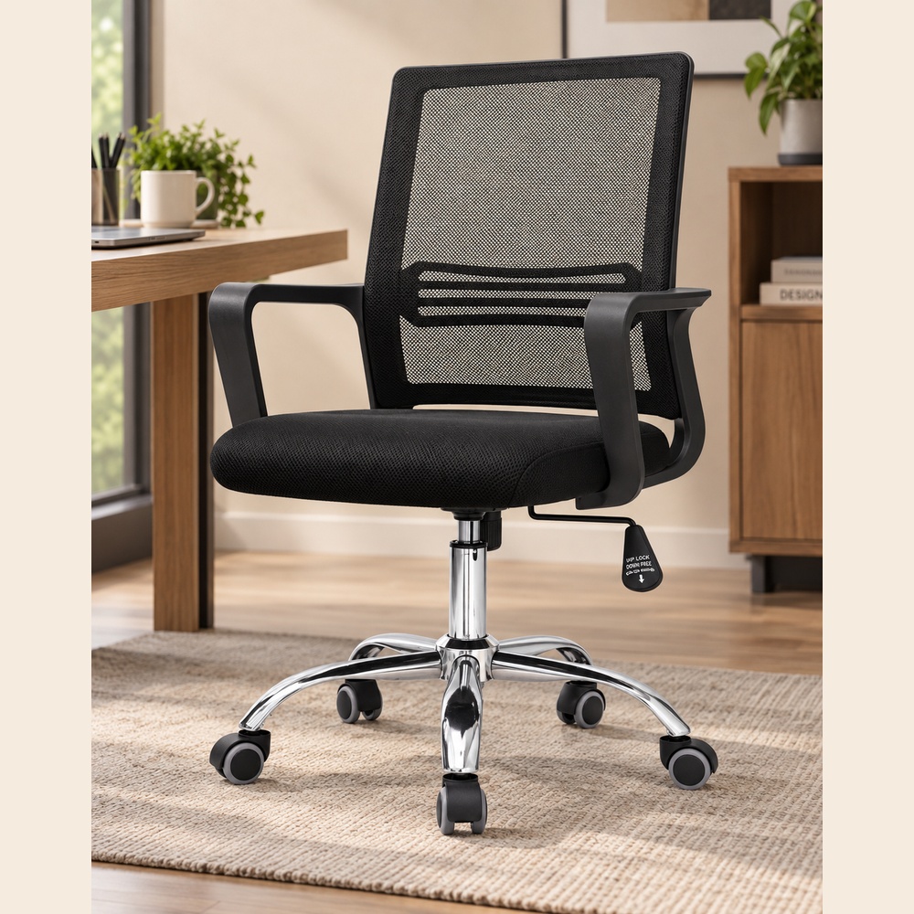 SILLA EJECUTIVA ERGONÓMICA PREMIUM VENTITAS HOME NEGRO - 5