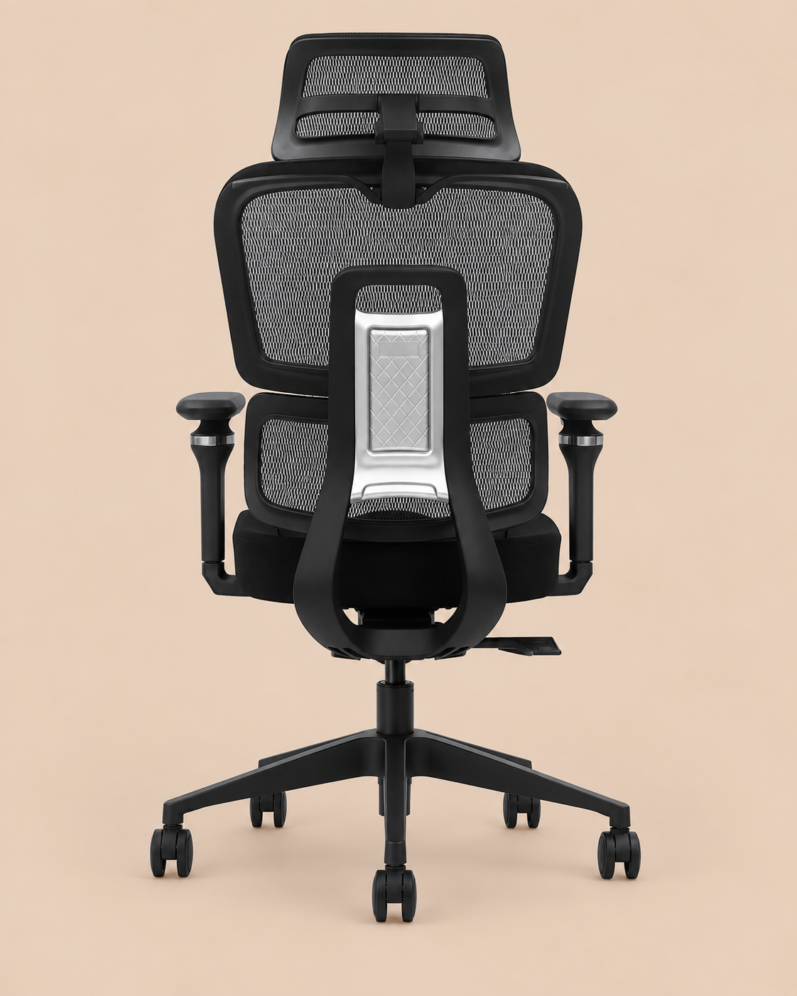 SILLA DE OFICINA ERGONÓMICA EJECUTIVA COMFORT VENTITAS HOME NEGRO - 3