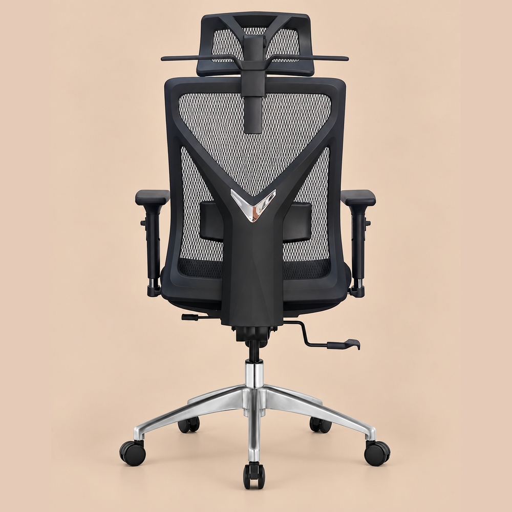 SILLA ERGONÓMICA ATLAS NEGRO VENTITAS HOME - 3