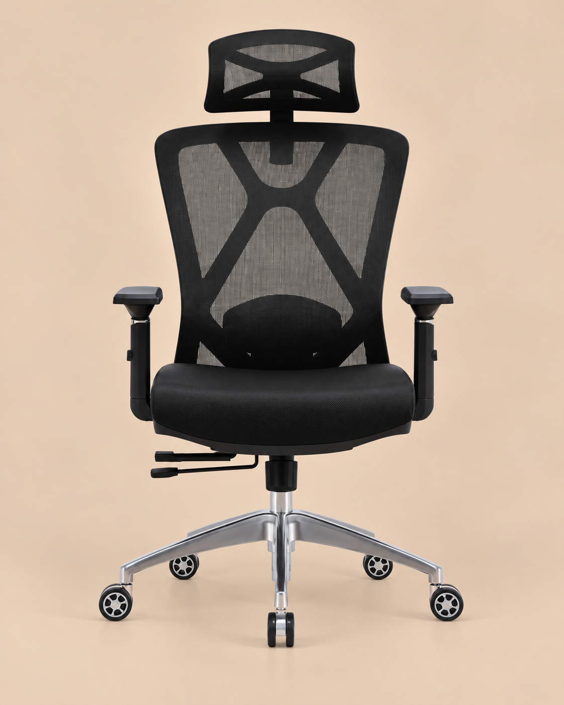 SILLA ERGONÓMICA BRISTOL NEGRO VENTITAS HOME - 1