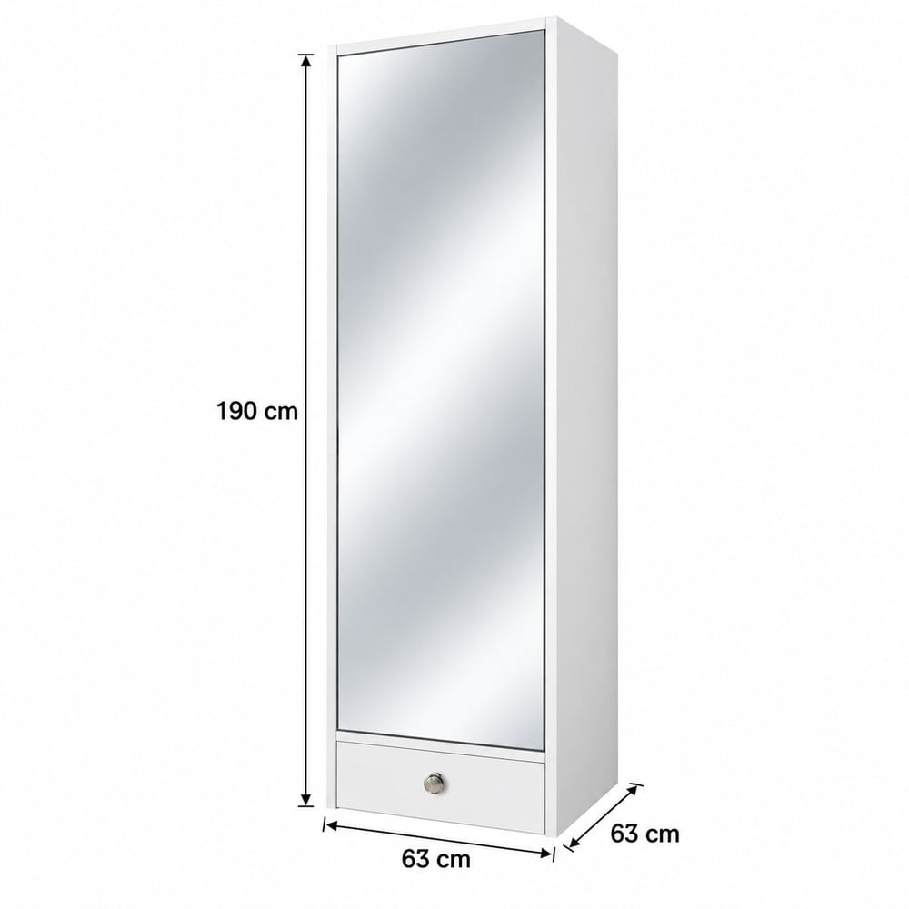 ZAPATERA GIRATORIA COVER VENTITAS HOME BLANCO - 5