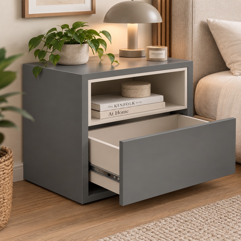 VELADOR DOMÉNICO VENTITAS HOME COLOR PLOMO Y CAPRI - 3