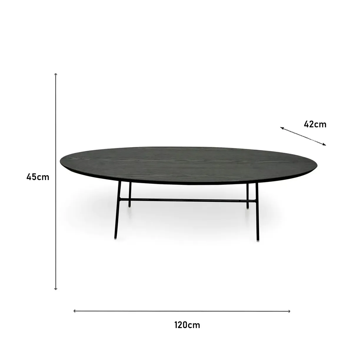 MESA DE CENTRO MOE VENTITAS HOME ROBLE NEGRO - 4