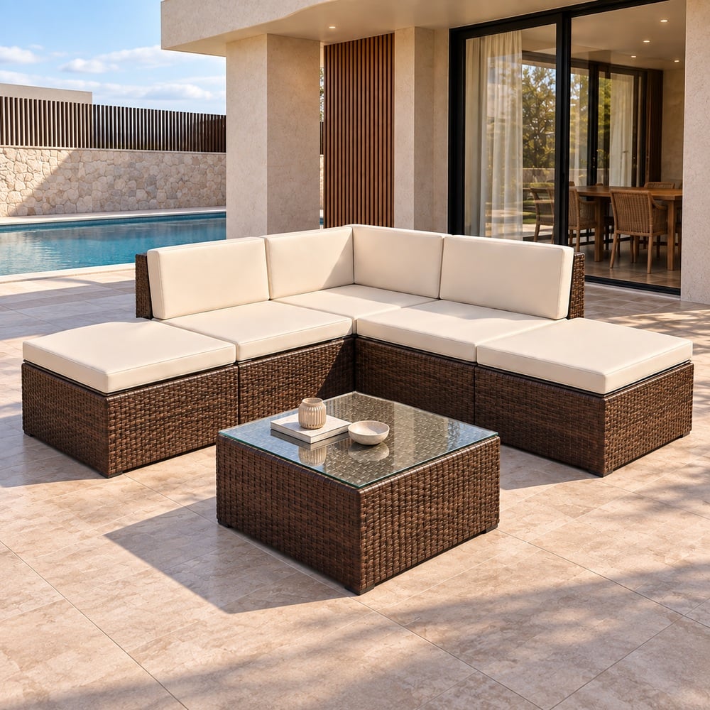 SOFÁ MODULAR DE TERRAZA FORMENTERA VENTITAS HOME - 1