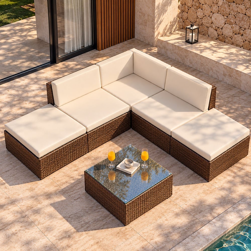 SOFÁ MODULAR DE TERRAZA FORMENTERA VENTITAS HOME - 2