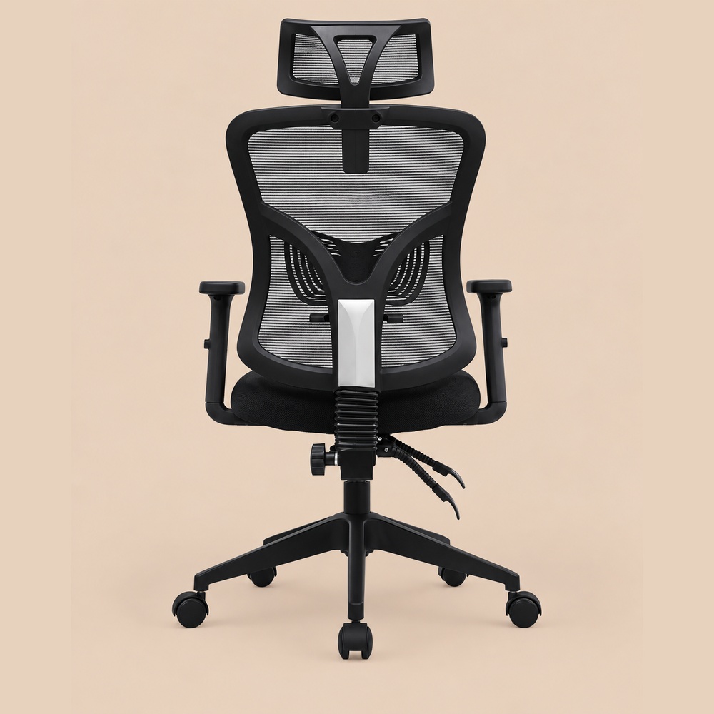 SILLA ERGONÓMICA KIOTO NEGRO VENTITAS HOME - 3