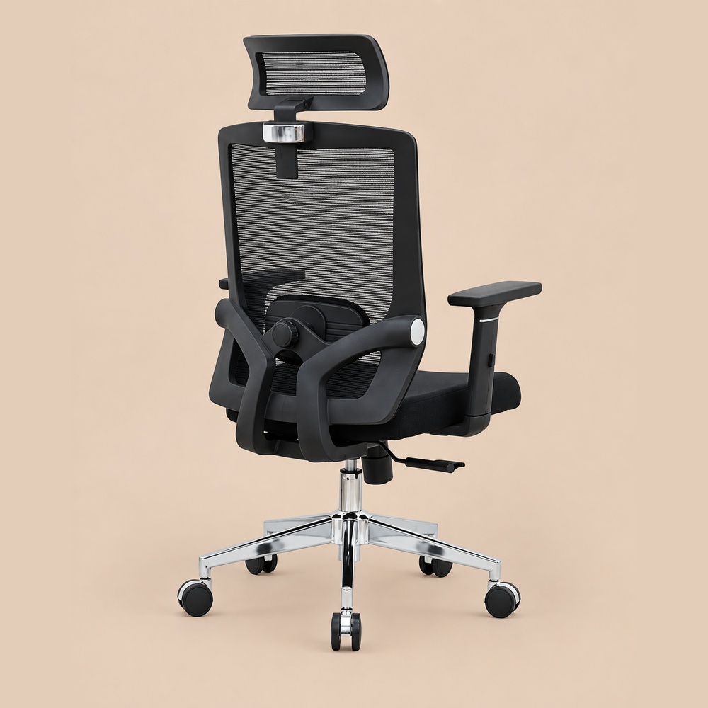 SILLA ERGONÓMICA ASPEN NEGRO VENTITAS HOME - 3