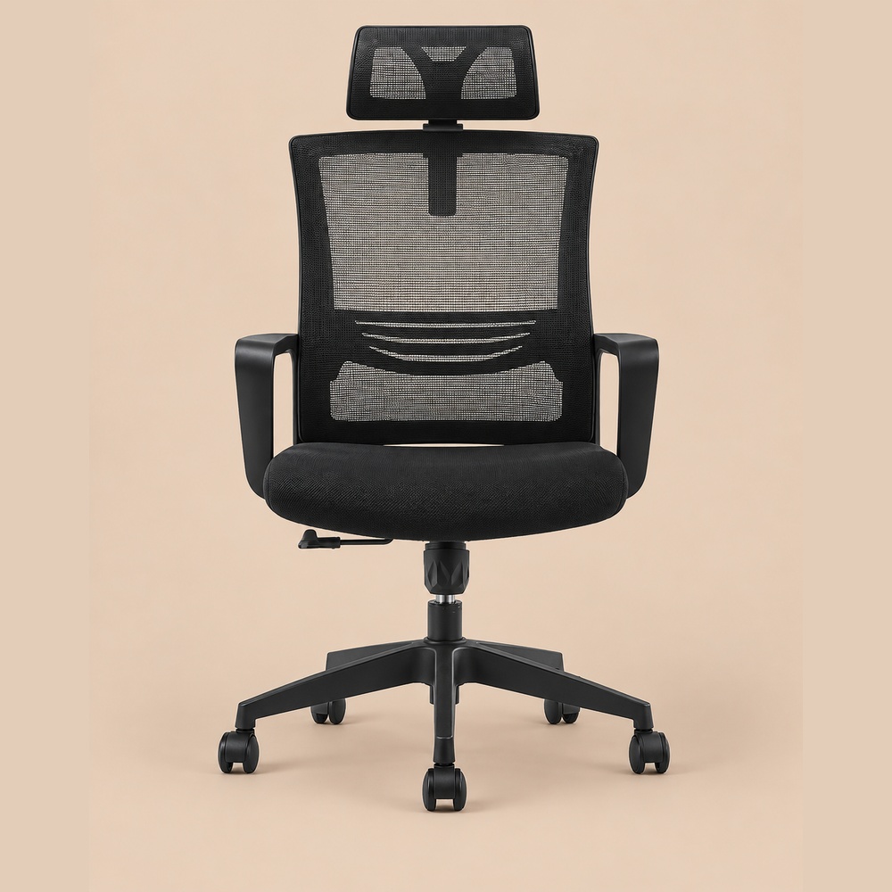 SILLA ERGONÓMICA OSLO NEGRO VENTITAS HOME - 1