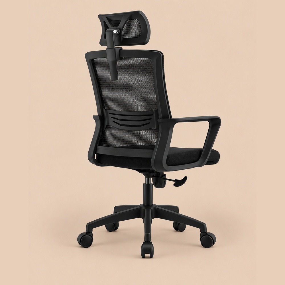 SILLA ERGONÓMICA OSLO NEGRO VENTITAS HOME - 3
