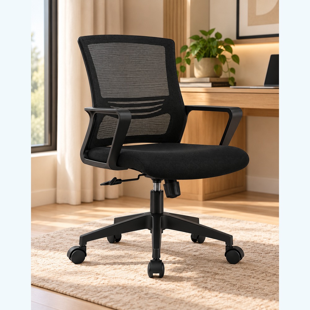 SILLA EJECUTIVA MANHATTAN NEGRO VENTITAS HOME - 5