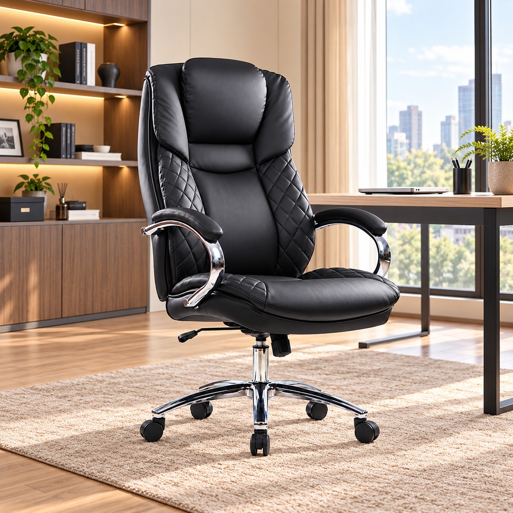 SILLA GERENCIAL ÉLITE NEGRO VENTITAS HOME - 5