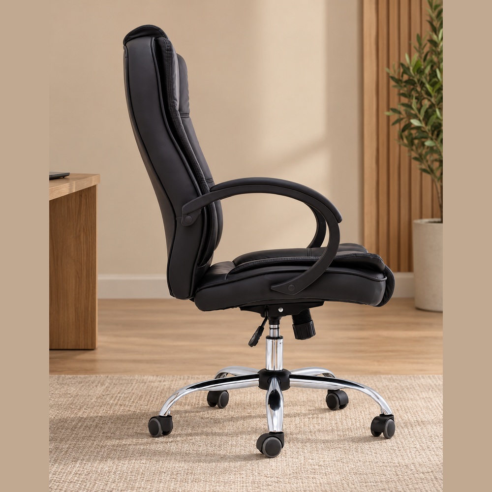 SILLA DE OFICINA IMPERIAL NEGRO VENTITAS HOME - 5
