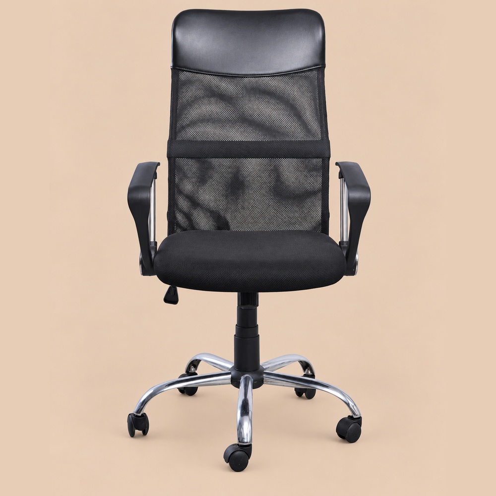 SILLA DE OFICINA EJECUTIVA SEÚL NEGRO VENTITAS HOME - 1