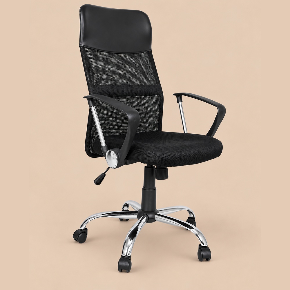SILLA DE OFICINA EJECUTIVA SEÚL NEGRO VENTITAS HOME - 2