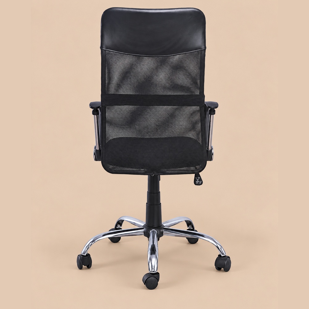 SILLA DE OFICINA EJECUTIVA SEÚL NEGRO VENTITAS HOME - 3
