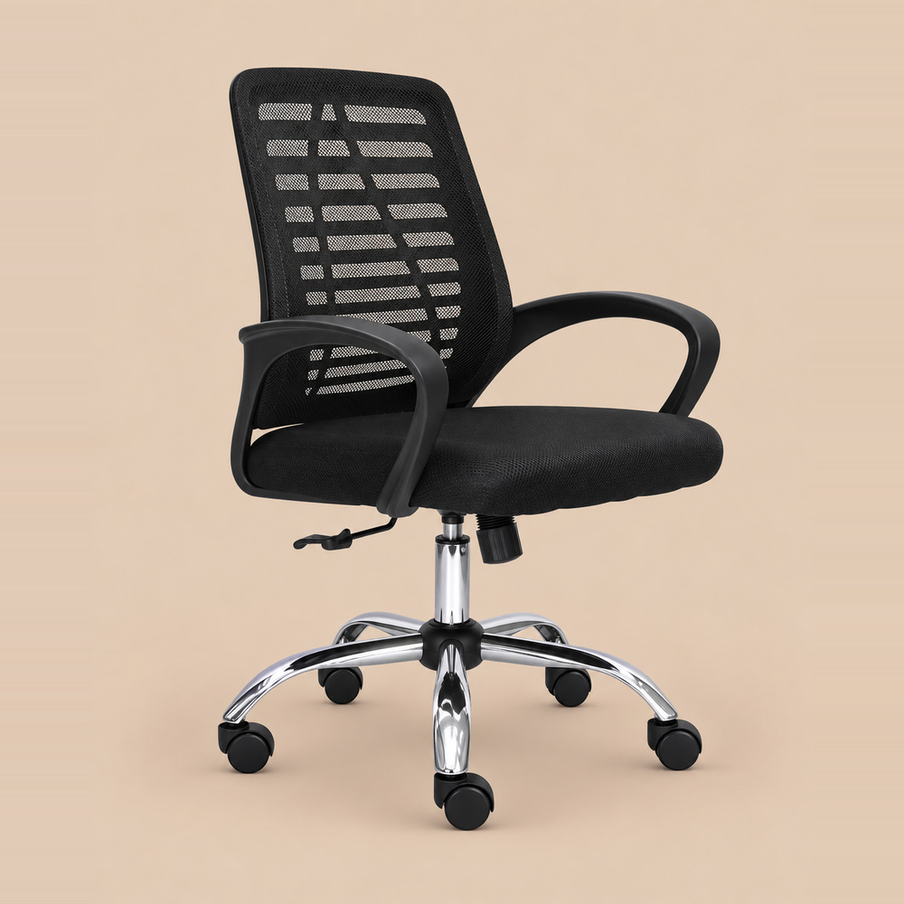 SILLA GIRATORIA AIR BLACK VENTITAS HOME - 2