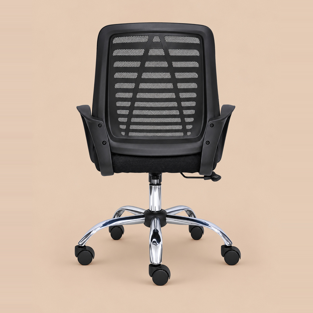 SILLA GIRATORIA AIR BLACK VENTITAS HOME - 3