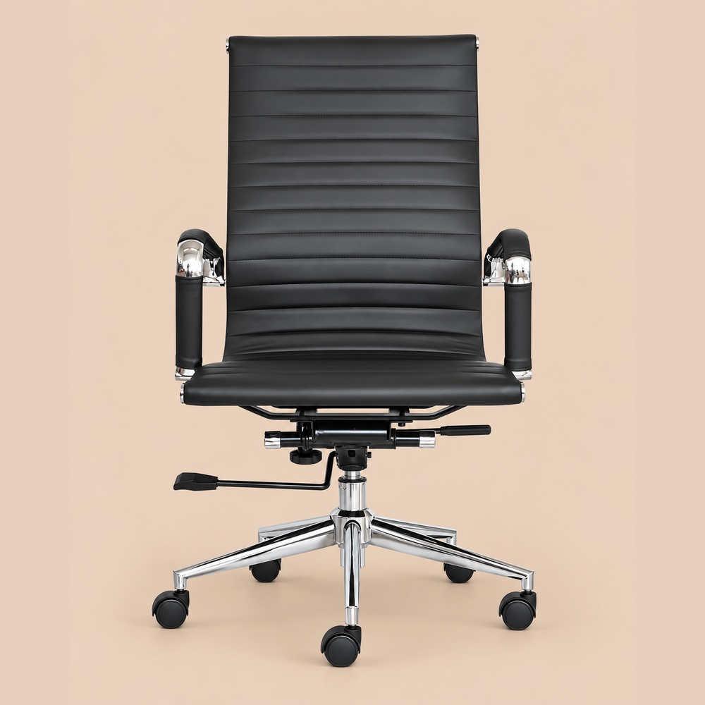 SILLA DE ESCRITORIO EJECUTIVA VERTEX BLACK VENTITAS HOME - 1