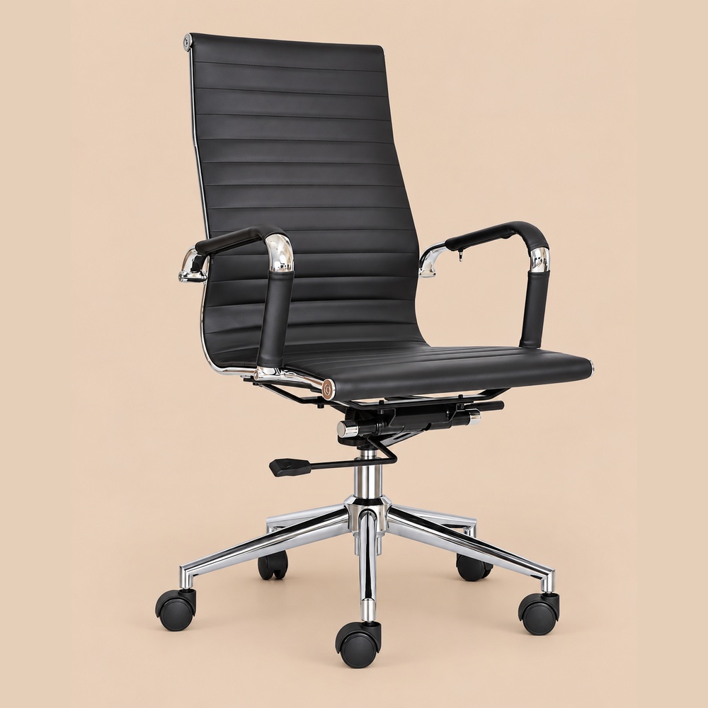 SILLA DE ESCRITORIO EJECUTIVA VERTEX BLACK VENTITAS HOME - 2