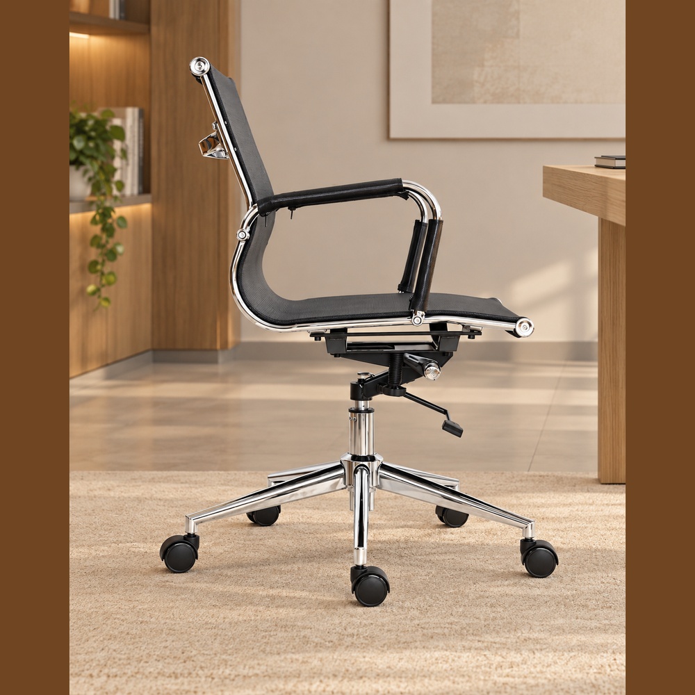 SILLA EJECUTIVA LINCOLN NEGRO VENTITAS HOME - 5