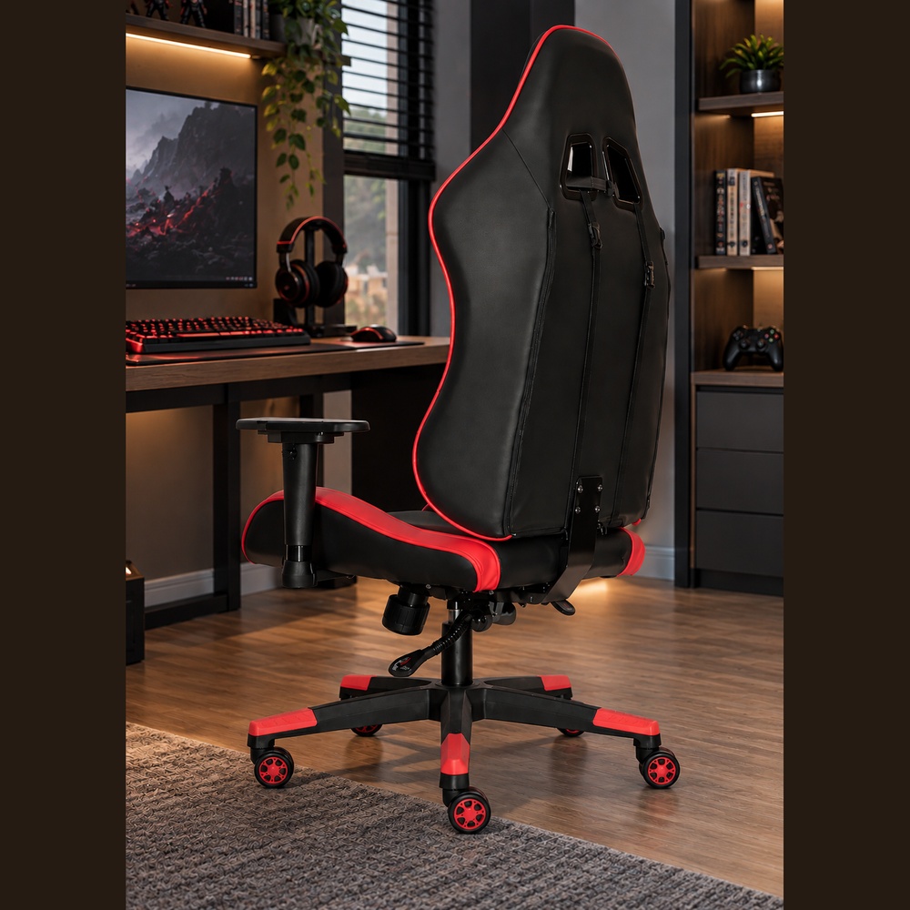 SILLA GAMER NITRO RED VENTITAS HOME - 5