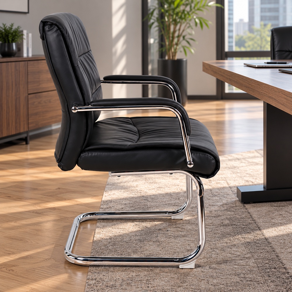 SILLA FIJA VENTITAS HOME SPARTAN NEGRO - 4