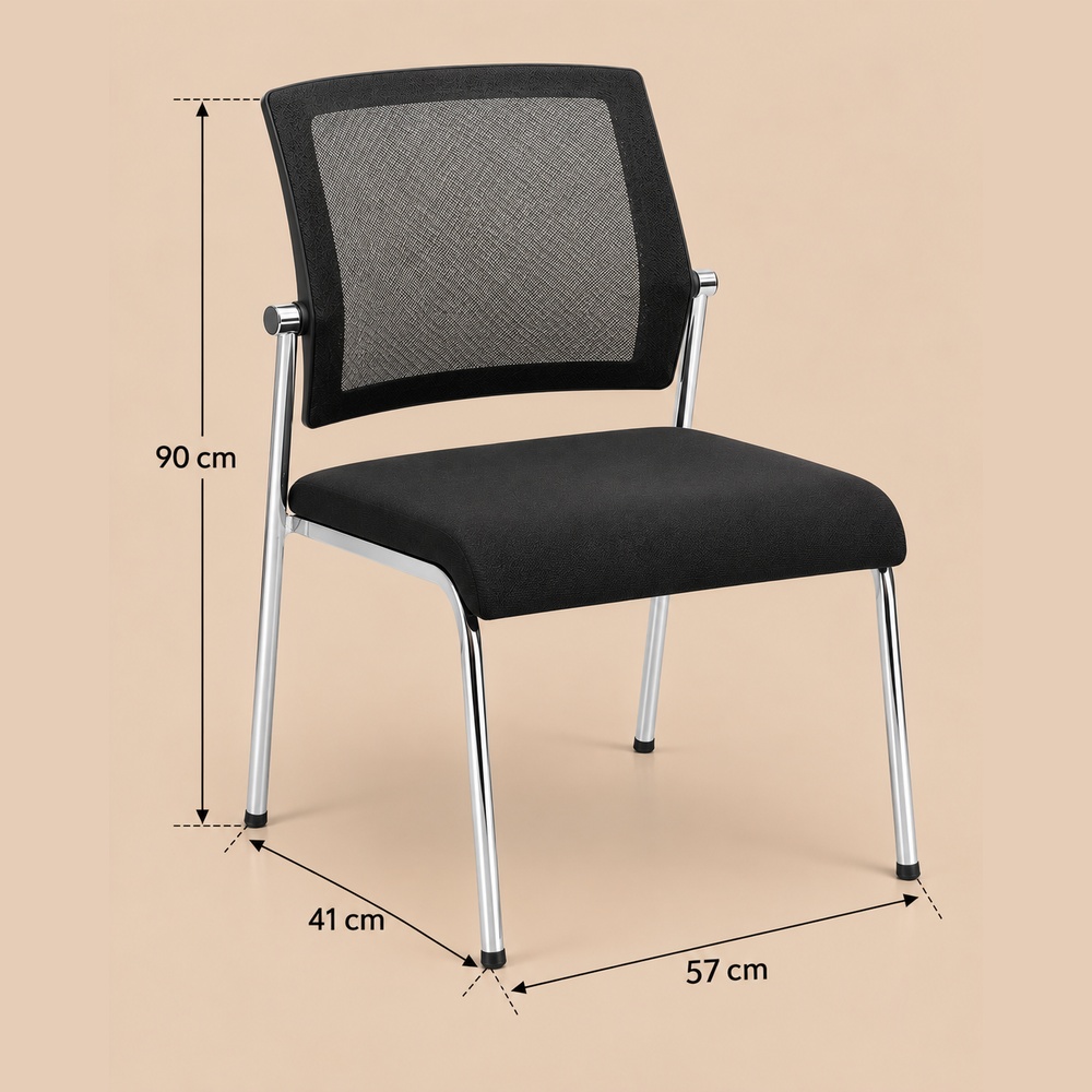 SILLA EJECUTIVA SOHO BLACK VENTITAS HOME - 4
