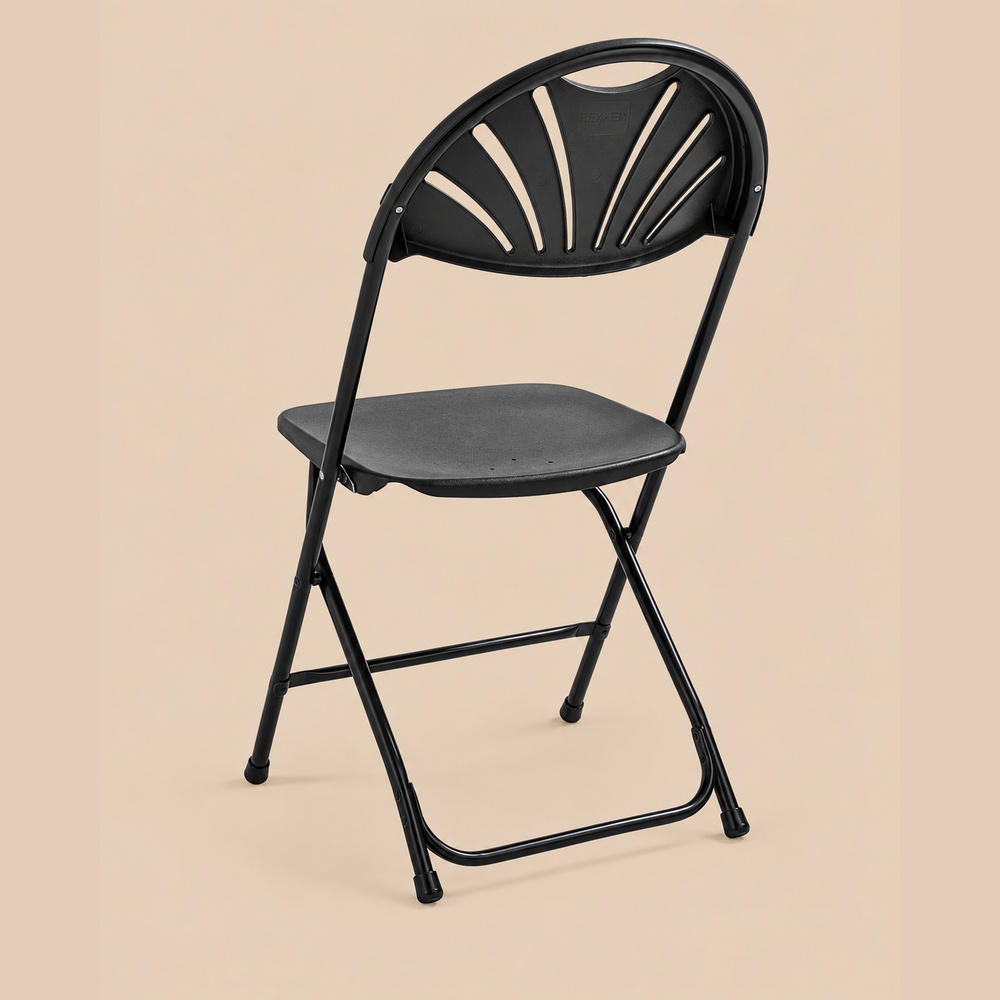 SILLA PLEGABLE AUSTIN VENTITAS HOME NEGRO - 2