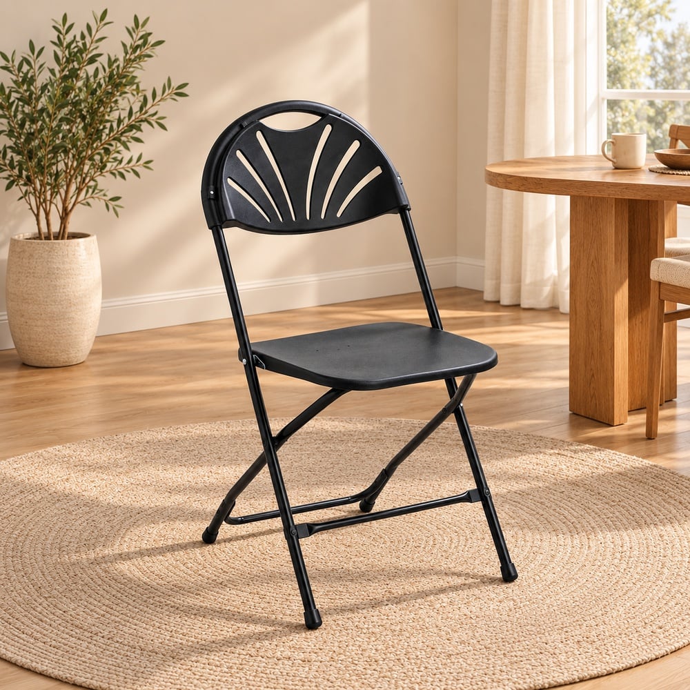 SILLA PLEGABLE AUSTIN VENTITAS HOME NEGRO - 5
