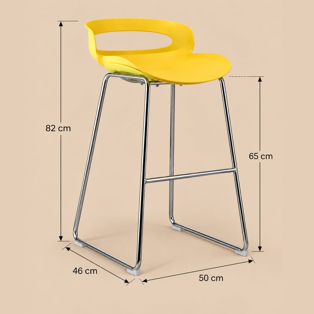 BANCO BAR SUNNY YELLOW VENTITAS HOME - 4