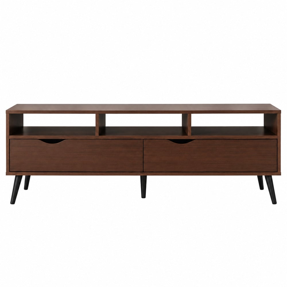 MESA DE TV VINTAGE 65” IRENE VENTITAS PERÚ CHOCOLATE - 4