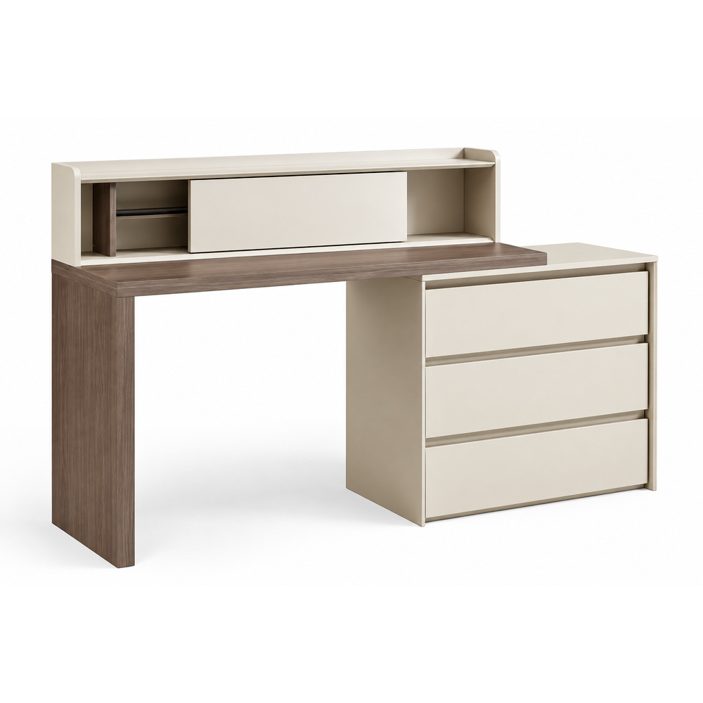 ESCRITORIO TOCADOR CÓMODA ESSENCÉ VENTITAS HOME COLOR MILÁN Y CAPRI - 3