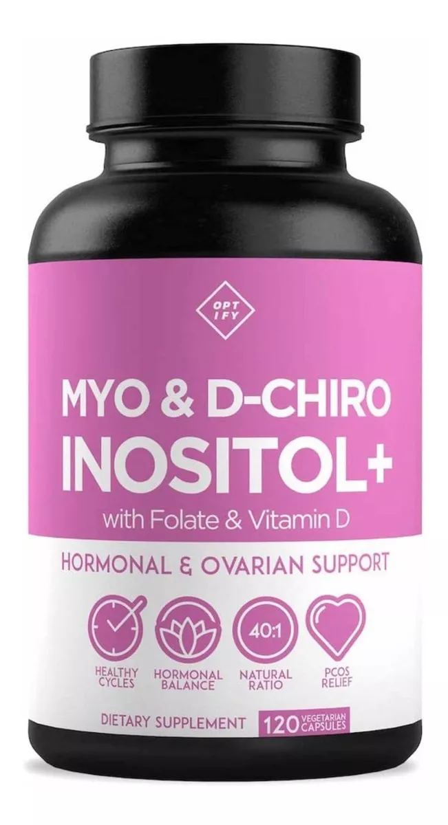 MYO Y D-CHIRO INOSITOL CON FOLATO Y VITAMINA D - 120 CAPSULAS - 1