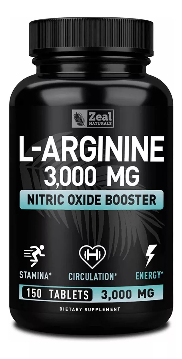 SUPLEMENTO ZEAL L ARGININE L ARGININA 3000MG SABOR MADE IN USA - 1