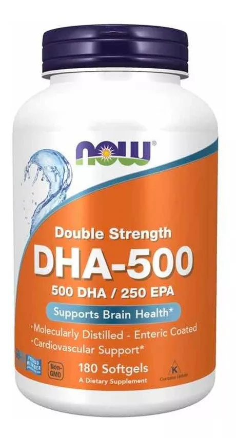 DHA 500/ EPA 250 DOBLE DE FUERZA 180 CAPS DE USA ENTREGA HOY - 1