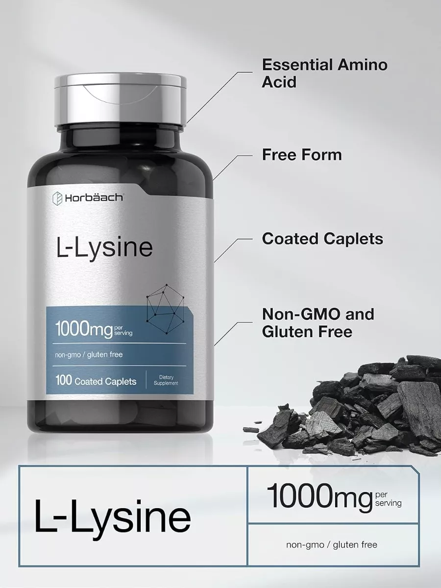 HORBAACH L-LYSINA 1000MG 100 TABLETAS ORIGINAL. - 1