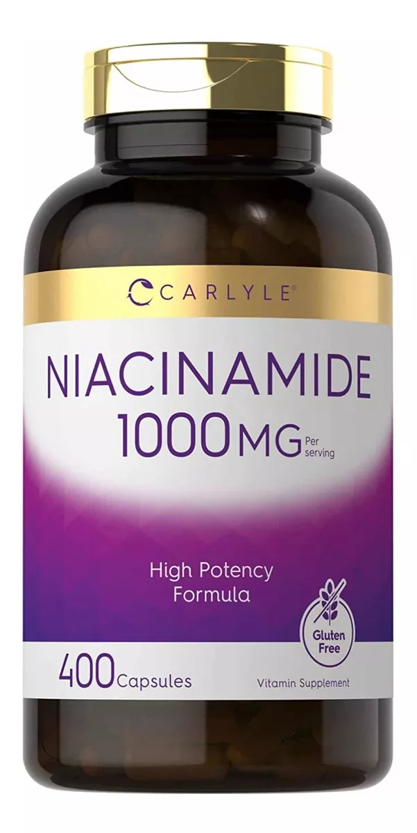 NAACINAMIDE NIACINAMIDA B3 MADE IN EEUU ORIGINAL - 1